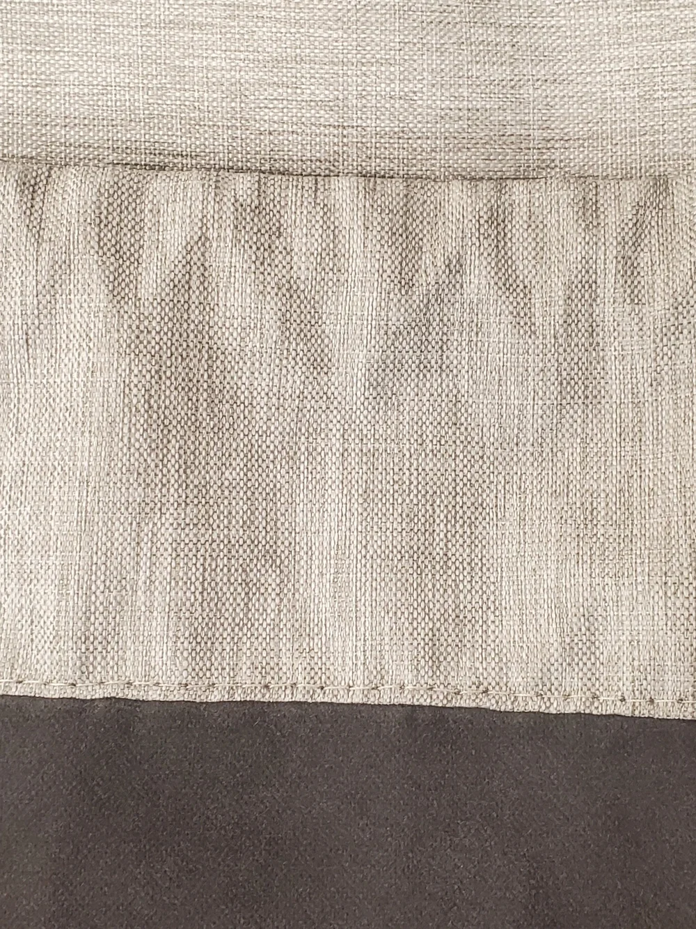 Set Of 4 Household Textured Gray Curtaina